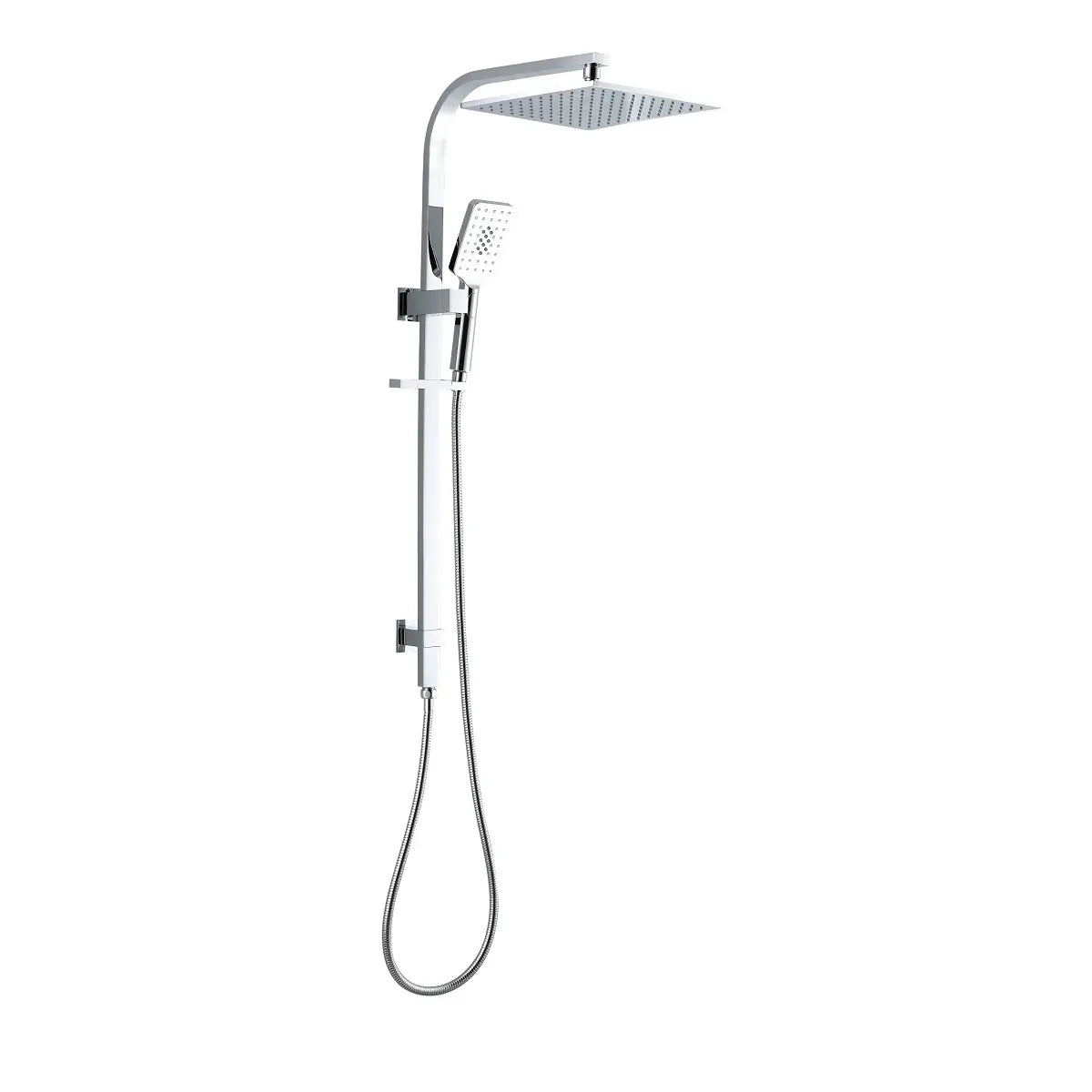 2 in 1 Shower Rail - Square