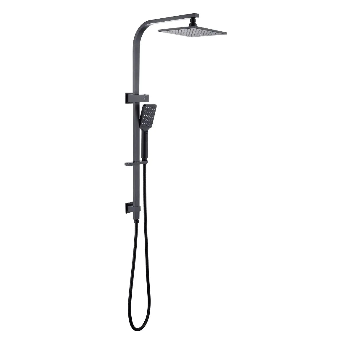 2 in 1 Shower Rail - Square